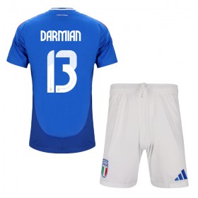 Italien Matteo Darmian #13 Heimtrikot EM 2024 Kurzarm (+ kurze hosen)